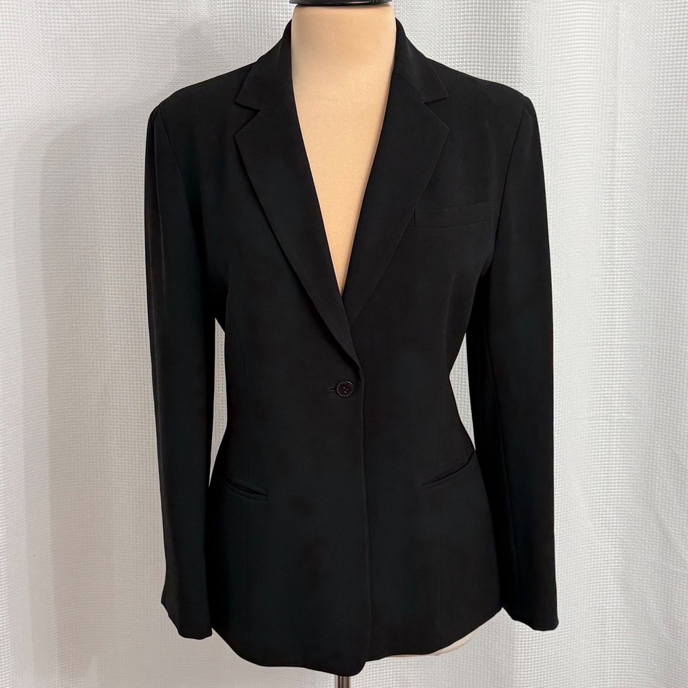 Jones New York Platinum Women's Long Sleeve Single Breasted Blazer